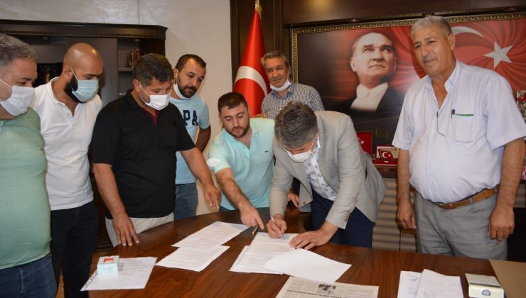 BAŞKAN YAVUZ YENİ OTOGALERİCİLER SİTESİNİN ANA SÖZLEŞMESİNİ İMZALADI