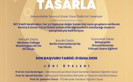 ÜNİVERSİTELİLER SEMRA & ENVER YÜCEL ÖDÜLÜ’NÜ TASARLIYOR