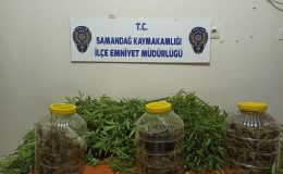 Uyuşturucuyu turşu bidonlarında saklamış