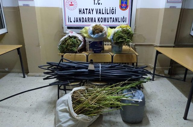 Belen’de 9 kilo 750 gram uyuşturucu esrar ele geçirildi