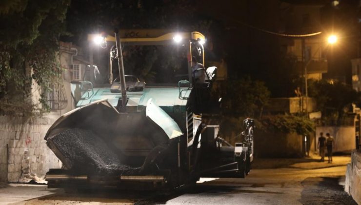 CUMHURİYET MAHALLESİ İPEK SOKAKLAR’DA ASFALTLAMA ÇALIŞMALARI SÜRÜYOR