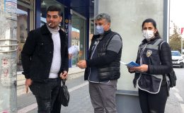 Maskesiz sokağa çıkanlara ceza kesildi