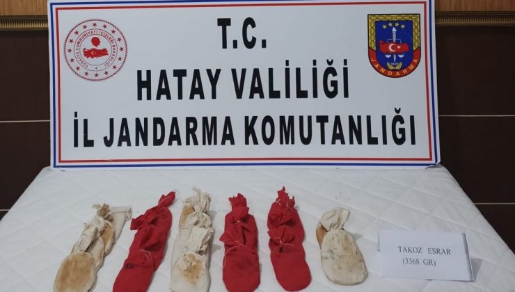 Hatay’da tarlada uyuşturucu ele geçirildi