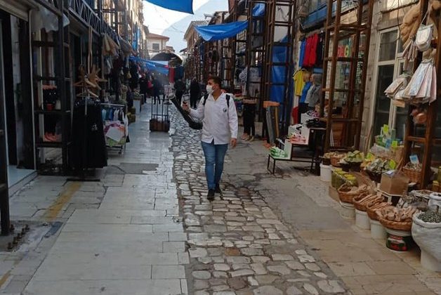 ŞEHİR GENELİNDE DEZENFEKTE ÇALIŞMALARI SÜRÜYOR