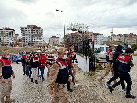 Hatay merkezli torbacı operasyonu: 13 gözaltı