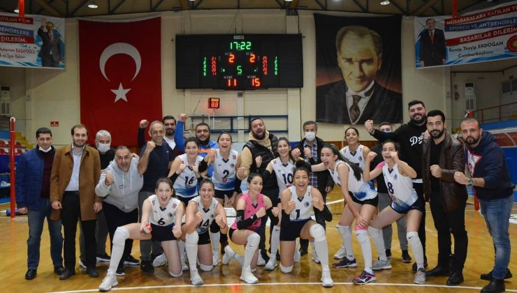 ANTAKYA BELEDİYESİ GSK KADIN VOLEYBOL TAKIMINDAN GALİBİYET