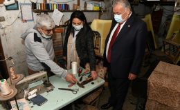 Özgürsoy ve Çelik'ten esnafa ziyaret