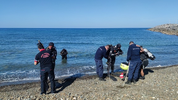 Denizde kaybolan Ali için dalgıçlar yine daldı