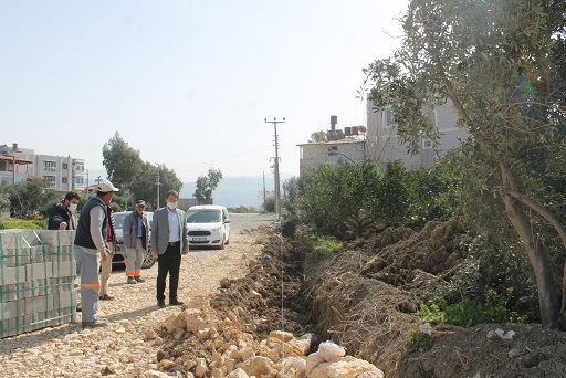 SAMANDAĞ BELEDİYESİ YENİ CADDELER KAZANDIRMAYA DEVAM EDİYOR