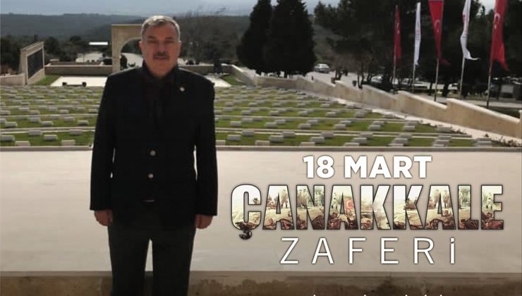 BAŞKAN YILMAZ; “ÇANAKKALE ZAFERİ EŞSİZ BİR KAHRAMANLIK DESTANIDIR”