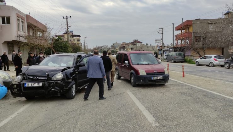 Samandağ'da trafik kazası