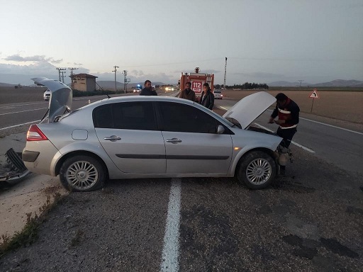 Hatay’da trafik kazası: 1 yaralı