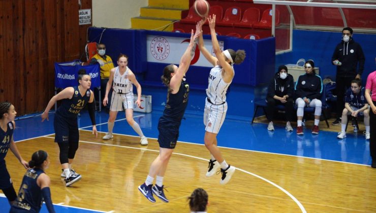 Kadınlar Basketbol Ligi: Hatay Büyükşehir Belediyespor: 70 – Fenerbahçe Öznur Kablo: 91