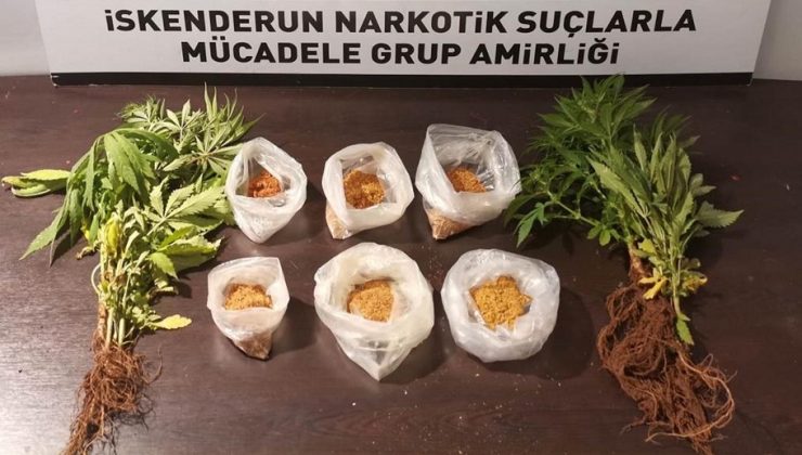 İskenderun’da uyuşturucu operasyonu