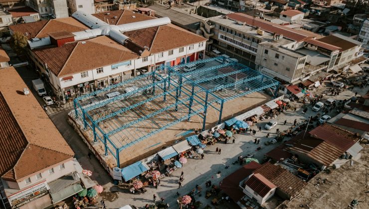 Antakya Belediyesi Eski Çukobirlik Pazar Yerini Yenileyerek Modern Hale Getiriyor