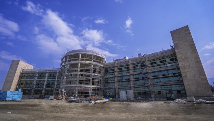 Hatay Dörtyol Devlet Hastanesi’nin inşaati hizla ilerliyor