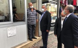 Yılmaz ve Teksöz’den esnafa ziyaret