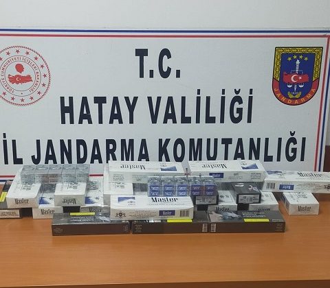 Hatay’da 226 paket kaçak sigara ele geçirildi