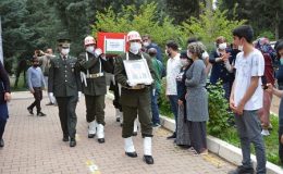 Kıbrıs gazisi son yolculuğuna uğurlandı