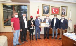 HGC’DEN BAŞKAN TOSYALI VE GÜL’E NEZAKET ZİYARETİ