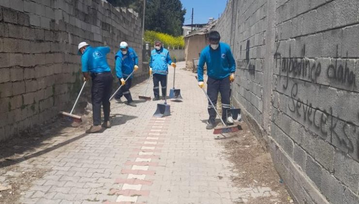 ANTAKYA BELEDİYESİ EKİPLERİ’NDEN KAPSAMLI TEMİZLİK ÇALIŞMASI