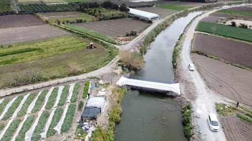 MAĞARACIK MAHALLESİ’NDE YOL ÇALIŞMALARI SONRASI BETON KÖPRÜ