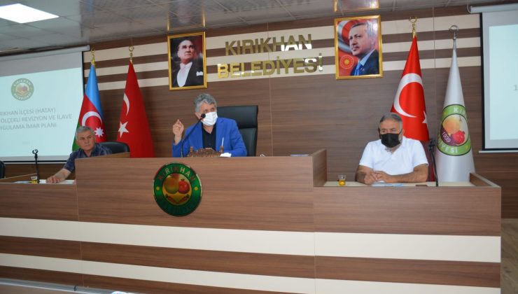 Kırıkhan Belediye Meclisi toplandı