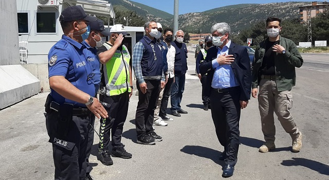 Vali Doğan, kolluk kuvvetleri ile bayramlaştı