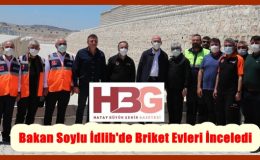 Bakan Soylu İdlib’de Briket Evleri İnceledi