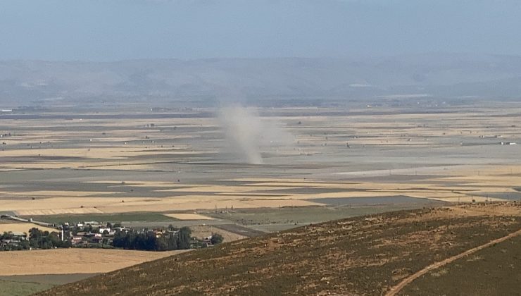 Hatay’da Amik ovasında hortum çıktı