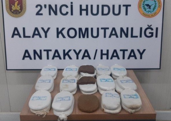 Hatay, Van, Hakkari ve Iğdır hudut hatlarında 55 kilo uyuşturucu yakalandı