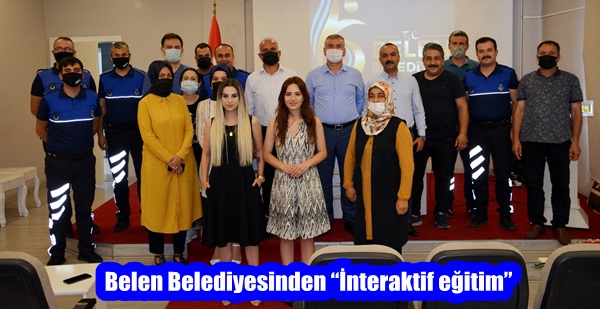 Belen Belediyesinden “İnteraktif eğitim”