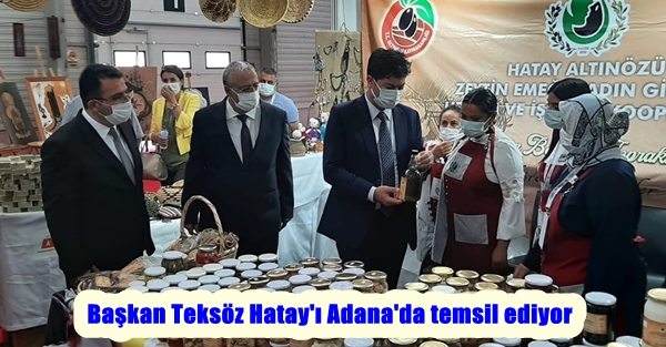 Başkan Teksöz Hatay’ı Adana’da temsil ediyor