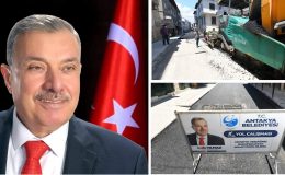 “Antakya’da asfalt çalışmaları tüm hızıyla devam ediyor”