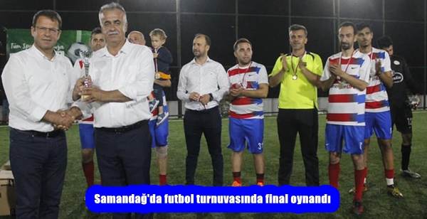 Samandağ’da futbol turnuvasında final oynandı