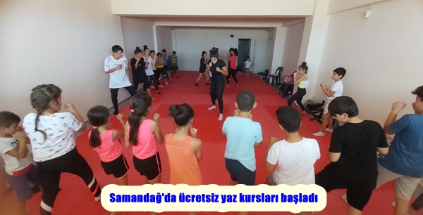 Samandağ’da ücretsiz yaz kursları başladı