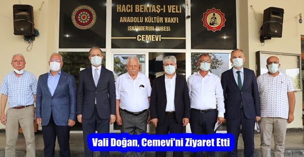 Vali Doğan, Cemevi’ni Ziyaret Etti