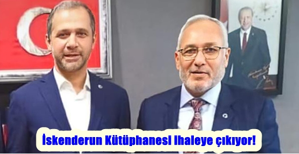 İskenderun Kütüphanesi ihaleye çıkıyor!