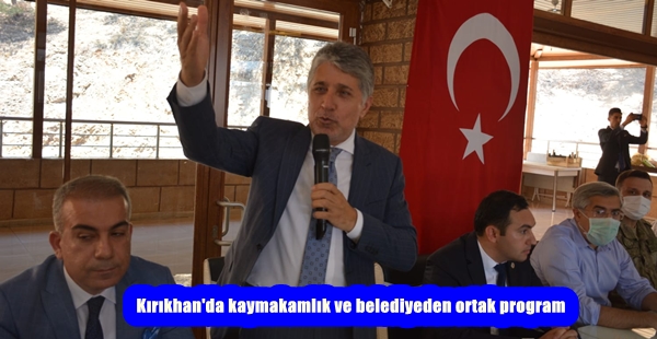 Kırıkhan’da kaymakamlık ve belediyeden ortak program
