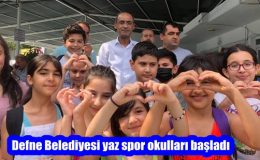 Defne Belediyesi yaz spor okulları başladı