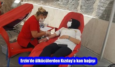 Erzin’de ülkücülerden Kızılay’a kan bağışı