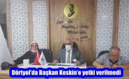 Dörtyol’da Başkan Keskin’e yetki verilmedi