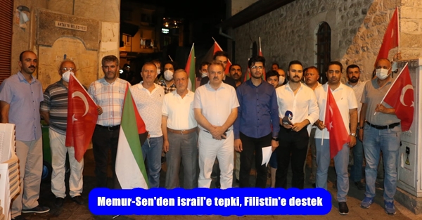 Memur-Sen’den israil’e tepki, Filistin’e destek