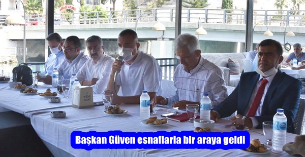 Başkan Güven esnaflarla bir araya geldi