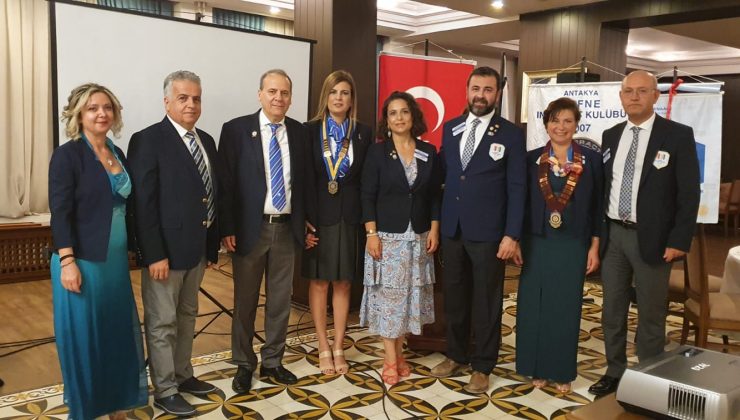 Antakya Defne Rotary Kulübü’nde Yeni Başkan Dr. Selda Bağdadioğlu Yumuşak
