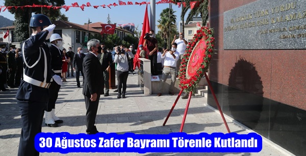 30 Ağustos Zafer Bayramı Törenle Kutlandı