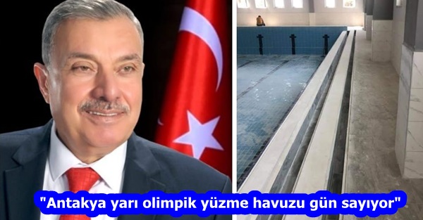 “Antakya yarı olimpik yüzme havuzu gün sayıyor”