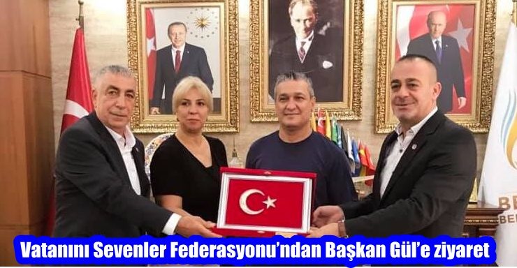 Vatanını Sevenler Federasyonu’ndan Başkan Gül’e ziyaret