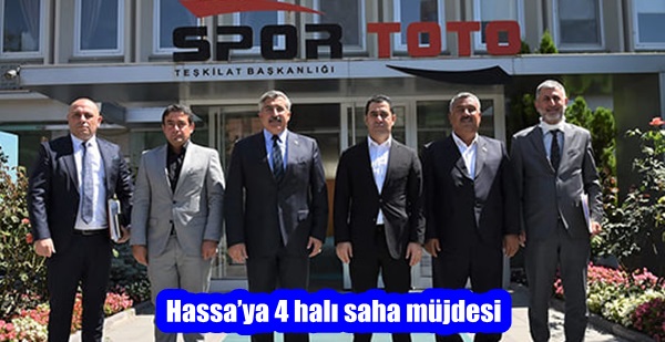 Hassa’ya 4 halı saha müjdesi