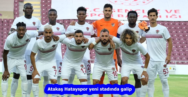 Atakaş Hatayspor yeni stadında galip